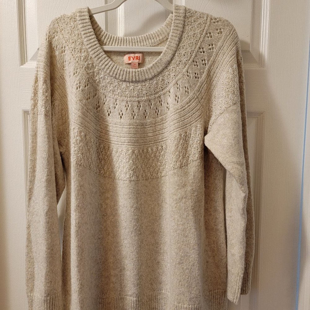 Cream Sweater by EVRI
